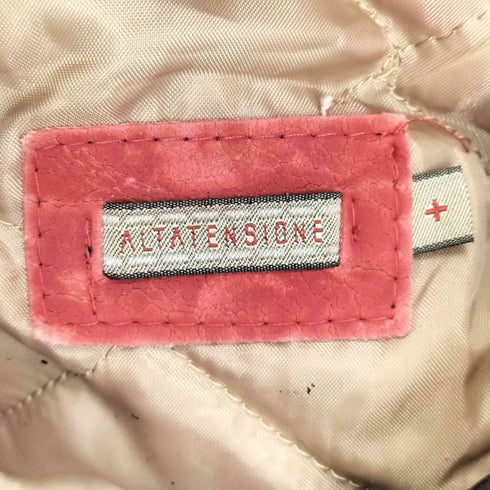 altatensione レザートラッカージャケット メンズ