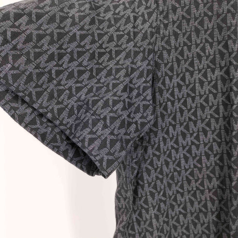 マイケルコース Michael Kors ロゴ シャンブレー ジャガード キャンプ シャツ メンズ import:XS