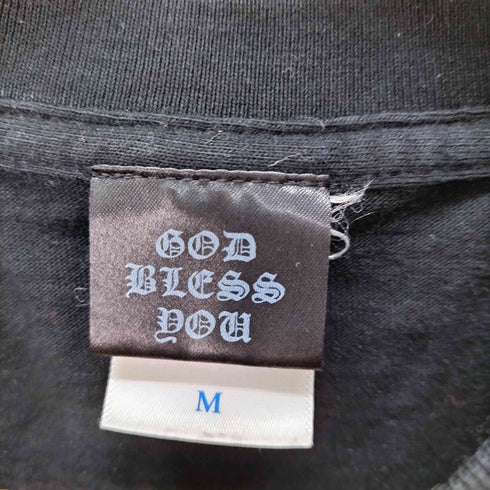 GOD BLESS YOU プリントクルーネックTシャツ メンズ JPN:M
