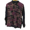 BRUTTINI 総柄 L/S レーヨンシャツ メンズ L 18-18 1/2