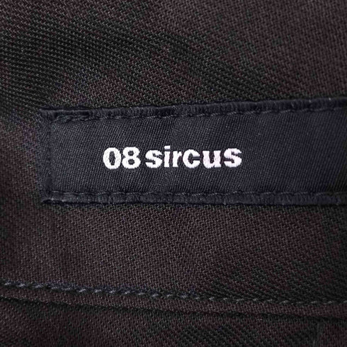 ゼロエイトサーカス 08sircus Dobby cloth side zip pants レディース