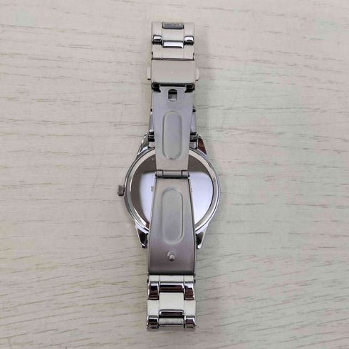 PIERRE LANNIER X LES INTERCHANGEABLES Cofret Femme ROXANE Cadran Orange Bracelet Acier Argenté レディース