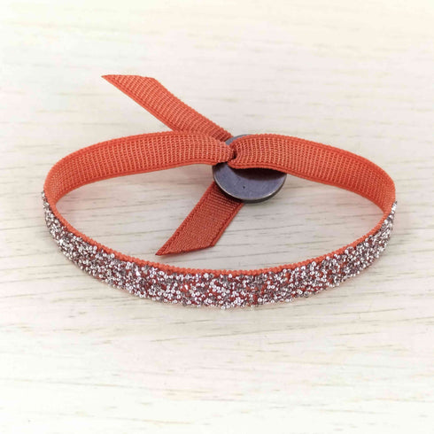 PIERRE LANNIER X LES INTERCHANGEABLES Cofret Femme ROXANE Cadran Orange Bracelet Acier Argenté レディース