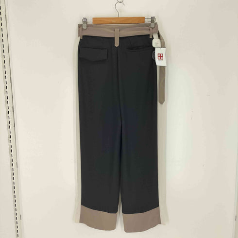 クルニ CULLNI 23AW Bi Color Double Pants with Long Belt メンズ JPN:1