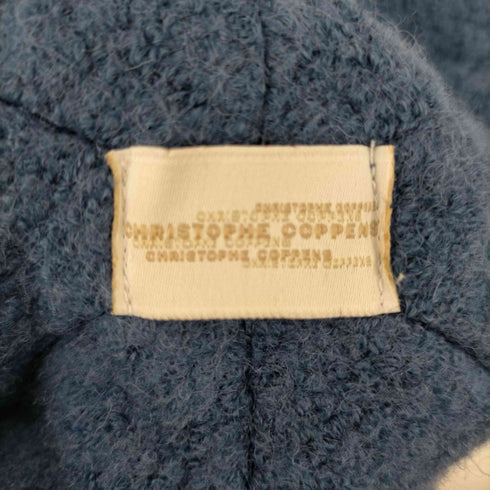 Christophe Coppens スパンコール 装飾 ウール 変形 ハット レディース