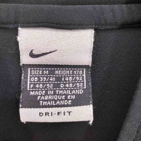ナイキ NIKE 00S DRY-FIT ドライフィット ロゴプリント ハーフジップ ショートスリーブ ジャージ ウォームアップジャケット メンズ import:M