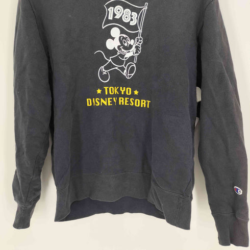 チャンピオン Champion テーマパークキャラクターコラボ プリント クルーネックスウェット レディース import:L