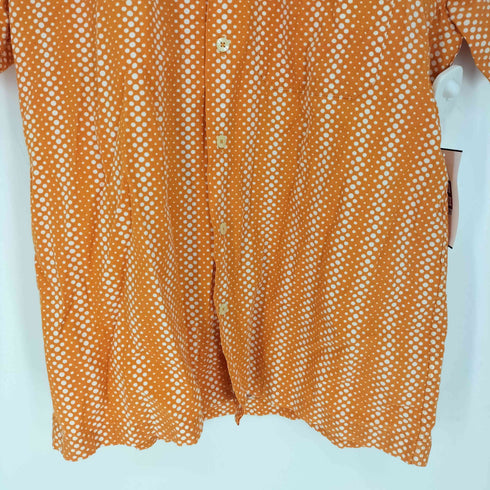 ピーエスポールスミス PS Paul Smith ポルトガル製 ランダムドット総柄 ショートスリーブシャツ メンズ import:S