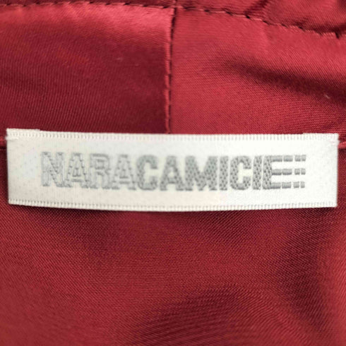 ナラカミーチェ NARACAMICIE サテン フリル 長袖ブラウス レディース JPN:1