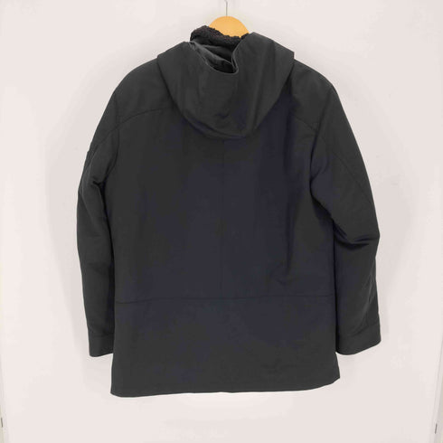 エディーバウアー Eddie Bauer ロゴ刺繍 裏地チェック ライナー付き フーデッドジャケット メンズ JPN:S