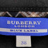 バーバリーブルーレーベル BURBERRY BLUE LABEL フロントロゴプリント ウール Uネック 長袖ニット レディース EUR:38