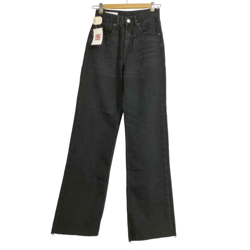 ザラ ZARA ハイライズワイドレッグデニムパンツ レディース 36