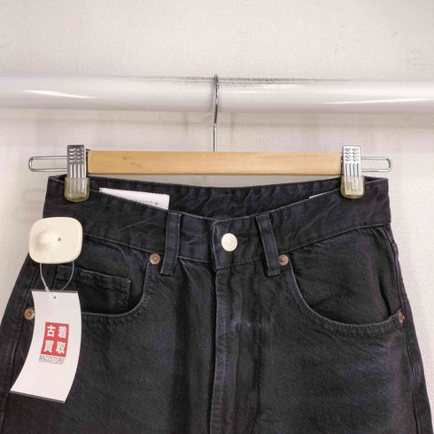 ザラ ZARA ハイライズワイドレッグデニムパンツ レディース 36
