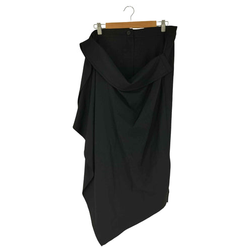 レギュレーションヨウジヤマモト REGULATION Yohji Yamamoto 25SS GABARDINE 2WAY SUSPENDER SKIRT(S Black) レディース JPN:2