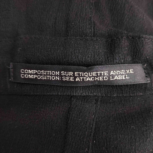 ヨウジヤマモト Yohji Yamamoto 24SS COTTON CHIFFON DECONSTRUCTED RIBBON DRESS レディース JPN:1