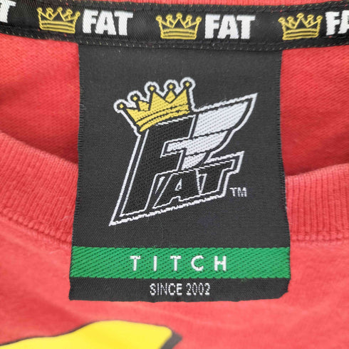 エフエーティー FAT 08SS マルチカラー ロゴプリント クルーネックTシャツ メンズ TITCH