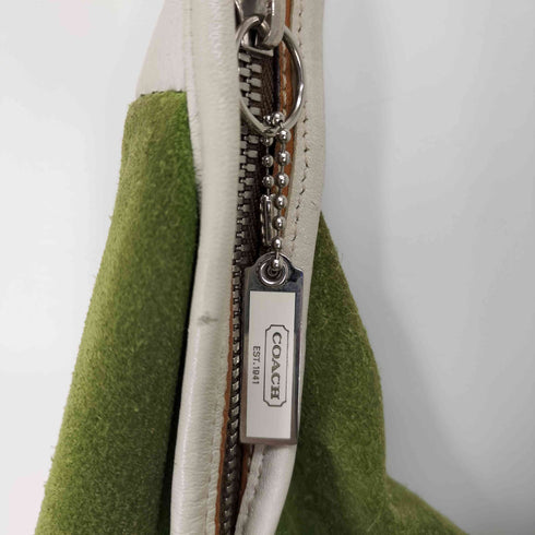 コーチ COACH スエード ワンショルダー ハンドバッグ レディース