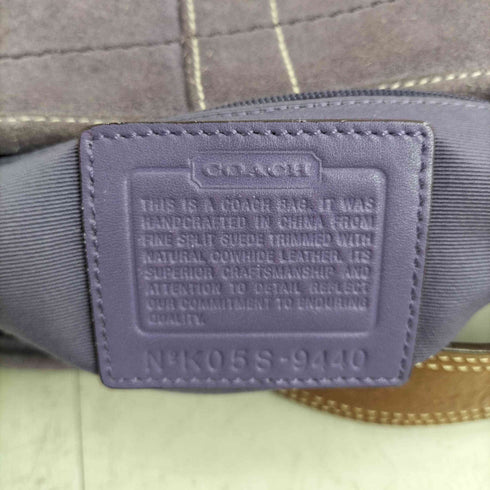 コーチ COACH スエード フリンジ ワンショルダー ハンドバッグ レディース