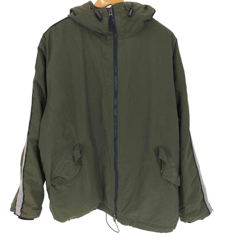 ギャップ Gap 90S 紺タグ OLD 裏地フリース ジップアップ フーデット ブルゾン ジャケット メンズ import:L