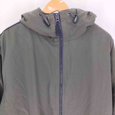 ギャップ Gap 90S 紺タグ OLD 裏地フリース ジップアップ フーデット ブルゾン ジャケット メンズ import:L