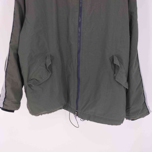 ギャップ Gap 90S 紺タグ OLD 裏地フリース ジップアップ フーデット ブルゾン ジャケット メンズ import:L