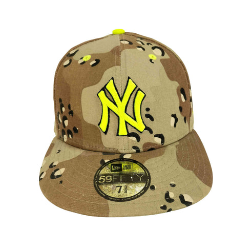 ニューエラ NEW ERA 59FIFTY チョコチップカモフロント刺繍6パネルベースボールキャップ メンズ 7 3/8