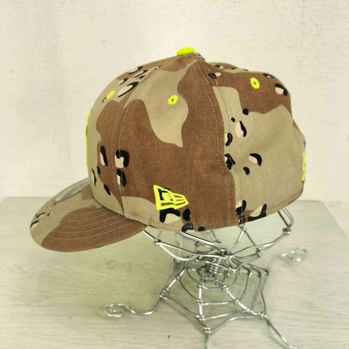 ニューエラ NEW ERA 59FIFTY チョコチップカモフロント刺繍6パネルベースボールキャップ メンズ 7 3/8