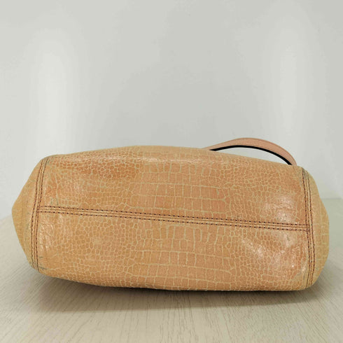 コーチ COACH クロコ型押し 2WAY レザーハンドバッグ ショルダーバッグ レディース