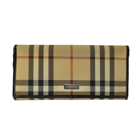 バーバリー BURBERRY ノバチェック 長財布 メンズ