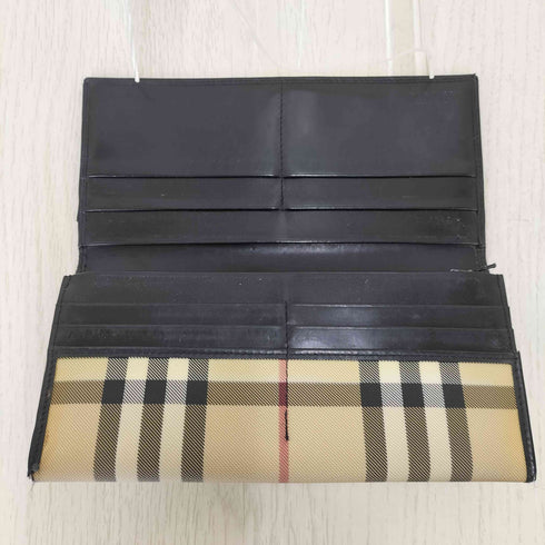 バーバリー BURBERRY ノバチェック 長財布 メンズ