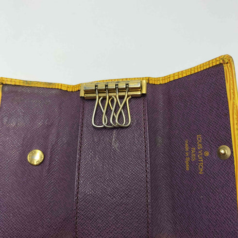 ルイヴィトン LOUIS VUITTON エピ ミュルティクレ4 4連キーケース レザー メンズ