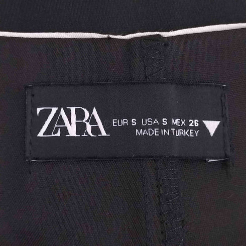 ザラ ZARA コントラストウエストバンド付きスコート レディース US S