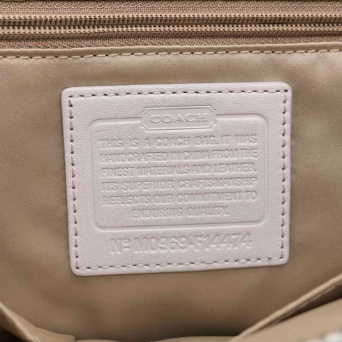 コーチ COACH シグネチャー PVC トートバッグ ハンドバッグ レディース