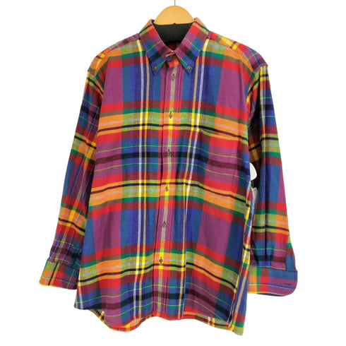 ガント GANT RUGGER FLANNEL チェック L/S BD シャツ メンズ import:M