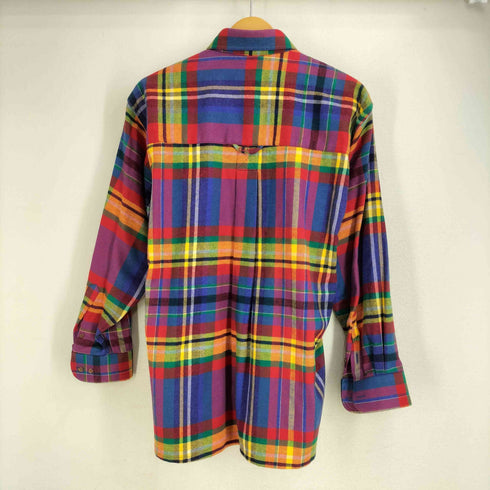 ガント GANT RUGGER FLANNEL チェック L/S BD シャツ メンズ import:M