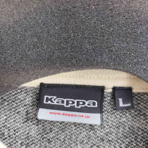 カッパ Kappa ハーフジップ異素材切替ニット レディース JPN:L