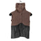 Dotyears フェイクレザー コルセット ドッキング ノースリーブ ニット ハイネック レディース import:L