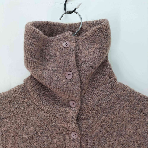 Dotyears フェイクレザー コルセット ドッキング ノースリーブ ニット ハイネック レディース import:L