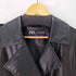 ザラ ZARA フェイクレザー トレンチコート レディース import:S
