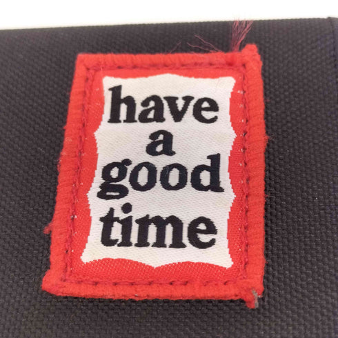 ハブアグッドタイム HAVE A GOOD TIME ロゴパッチ 3つ折り財布 メンズ