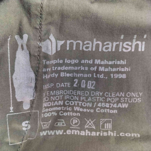 マハリシ MAHARISHI ドラゴン刺繍 ワークパンツ メンズ