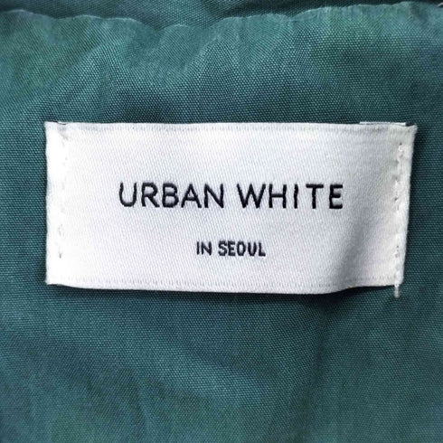 URBAN WHITE ノースリーブ ナイロンパーカー メンズ