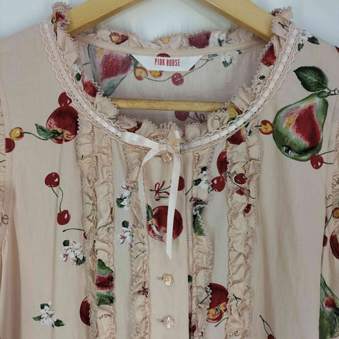 ピンクハウス PINK HOUSE 24ss フルーツプリントワンピース レディース FREE