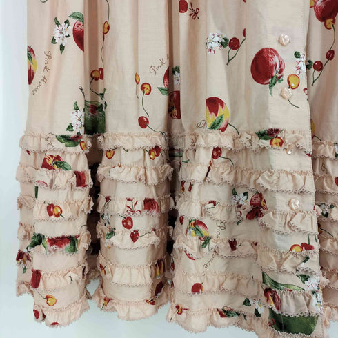 ピンクハウス PINK HOUSE 24ss フルーツプリントワンピース レディース FREE