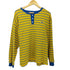 タウンクラフト TOWNCRAFT 23SS マルチボーダー ヘンリーネック ロングスリーブ Tシャツ レディース JPN:M