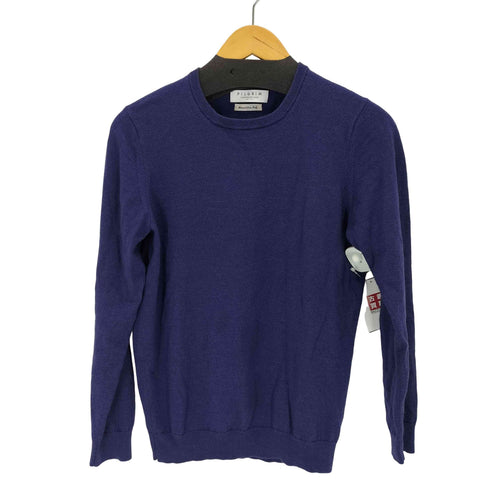 ピルグリム PILGRIM ウールカシミヤシルク クルーネックプルオーバー メンズ import:S