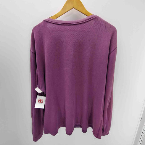 ディーシー DC ロゴ プリント サーマル L/S カットソー メンズ import:L