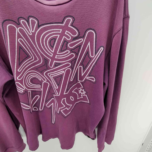 ディーシー DC ロゴ プリント サーマル L/S カットソー メンズ import:L