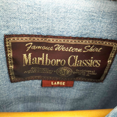 マルボロクラシックス Marlboro Classics デニムシャツ メンズ import:L
