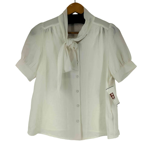 トッコクローゼット tocco closet ボウタイりぼん半袖ブラウス レディース JPN:M